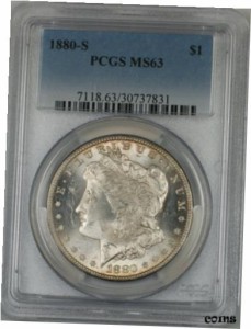 品質保証書付】 アンティークコイン NGC PCGS 1880-S Morgan Silver