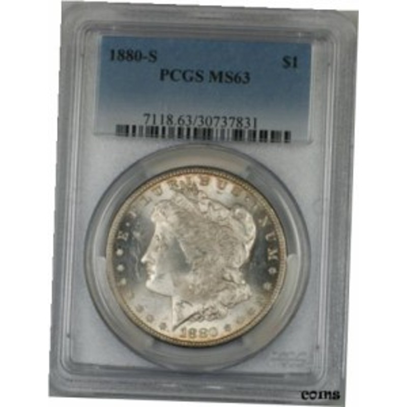 品質保証書付】 アンティークコイン NGC PCGS 1880-S Morgan Silver