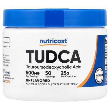 Nutricost, TUDCA，原味，0.9 盎司（25 克）