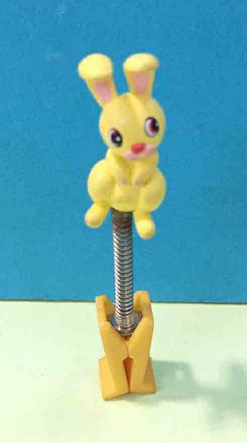 【震撼精品百貨】PostPet MOMO熊 MOMO熊電腦辦公夾子-黃色/兔子#71839 震撼日式精品百貨