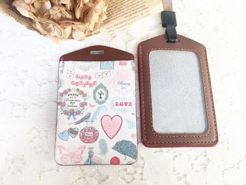 手作好禮 真皮卡套 票卡夾 證件套 識別證 (送掛繩) 聖誕交换禮物