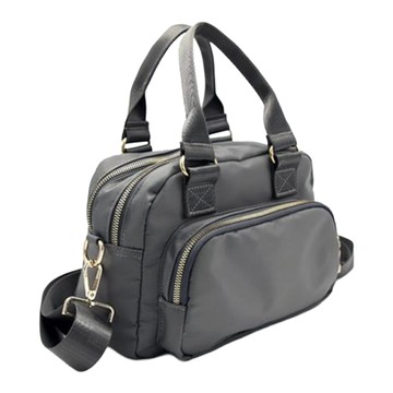 Lulubag 女士Vivian斜背包 附隨機配件  灰色  28 x 18 x 13cm