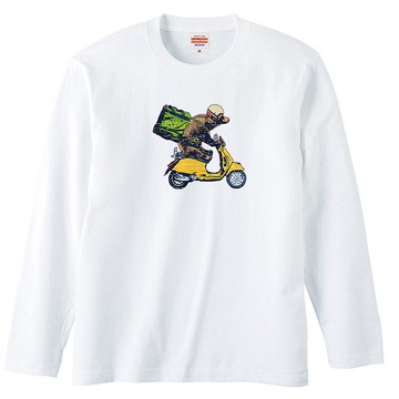 長袖 t 卹/Working bear