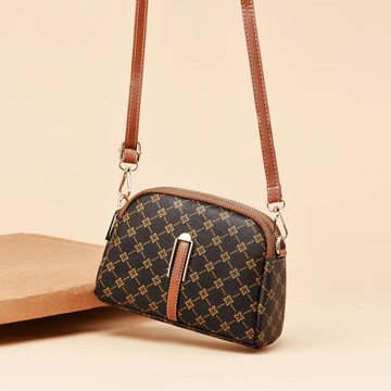 包包女斜挎包夏季2025新款多層手機包時尚單肩包中年媽媽包小方包