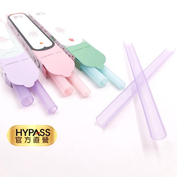 (買一送一) 卡卡環保吸管 動物版2入(透明一粗一細) MIT 可拆洗 免毛刷 波霸珍珠可 客製禮贈品