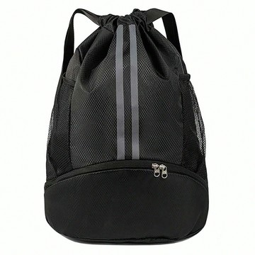 COMET 運動束口背包  46 x 33 x 14cm  黑色  1個