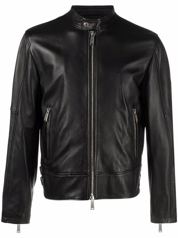 Dsquared2 `Kiodo` Leather Jacket
