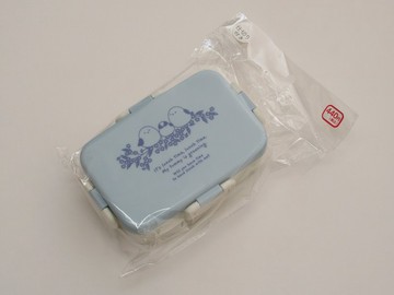 【100 Life Japan Can Do】(H) 長尾山雀印花單層便當盒600ml(1入)