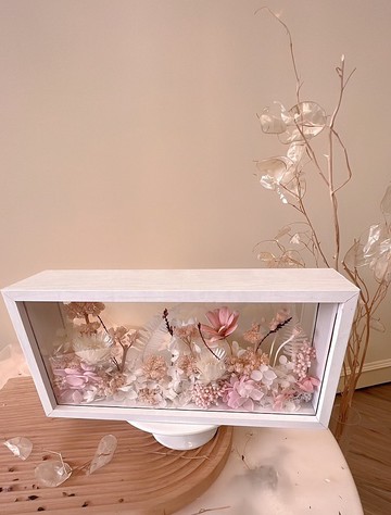 逗留 - 溫柔感乾燥花相框 畢業季 情人節禮盒