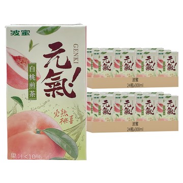 波蜜 元氣白桃煎茶  48瓶  300ml