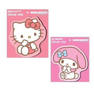 小禮堂 Sanrio 三麗鷗 造型滑鼠墊 (坐姿款) Kity 美樂蒂
