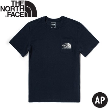 【The North Face 男 短袖上衣 AP《海軍藍》】4U9L/短T/短袖上衣/休閒短袖