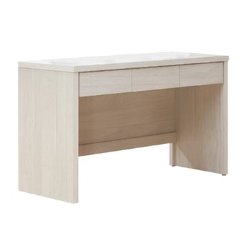 文創集 萬里淺橡4尺三抽書桌-120x56x79cm免組