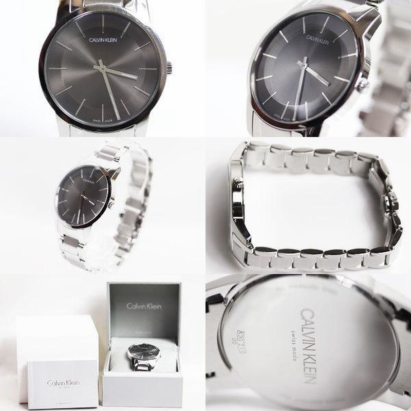 カルバンクライン Calvin Klein Ckメンズ 腕時計 43mm グレー文字盤 