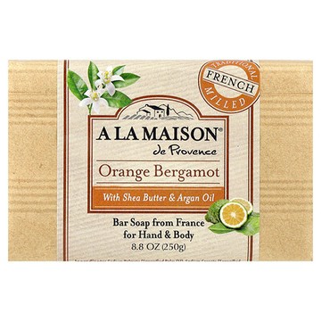 A La Maison de Provence, 洗手皁和身體皁，橙子弗手柑味，8.8 盎司（250 克）