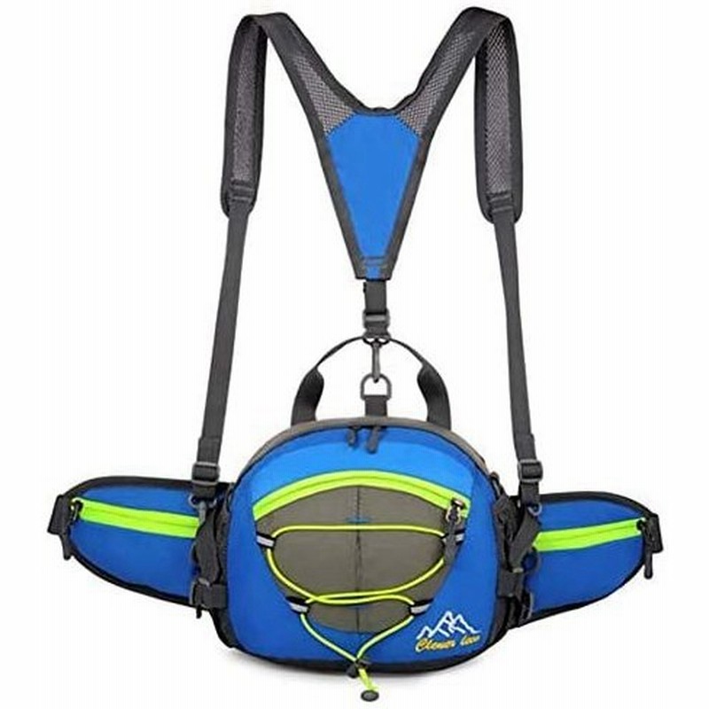 Radissy ウエスト ポーチ リュック 手提げ 肩掛け バッグ アウトドア 4way 大容量 ブルー ブルー 通販 Lineポイント最大get Lineショッピング