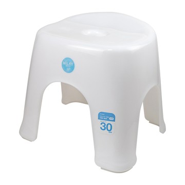止滑防滑 新輝合成 Milky Bath 日本製半透明防滑浴室椅 30cm