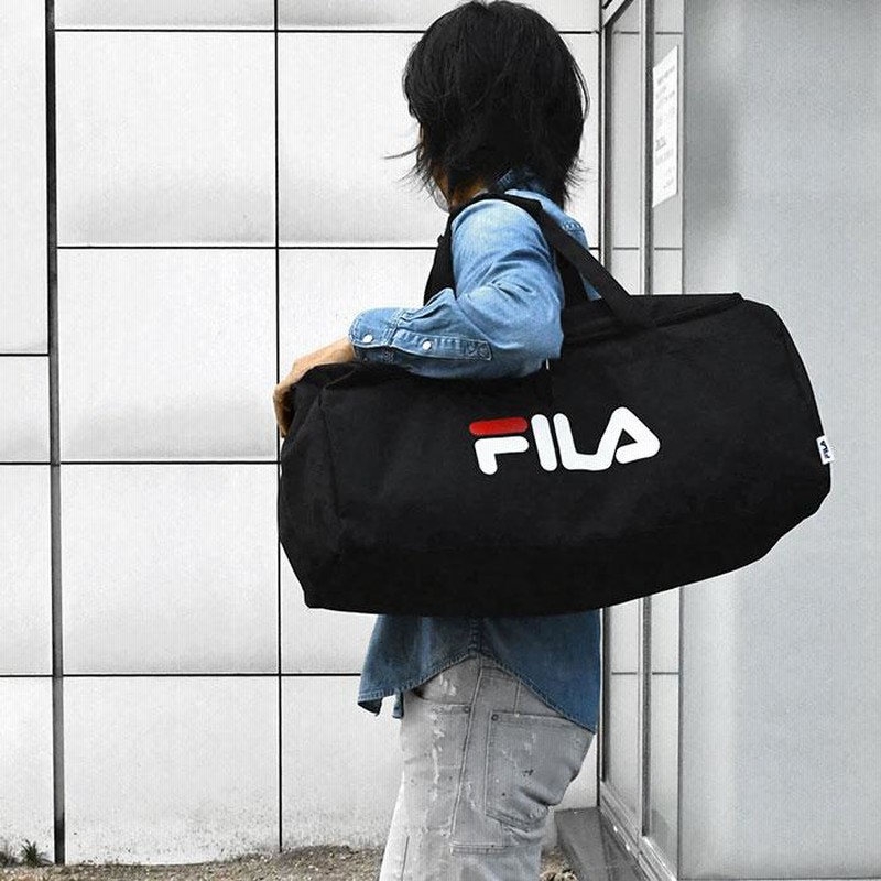 正規販売店] ボストンバッグ FILA レッド general-bond.co.jp