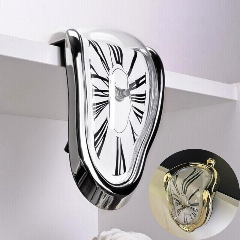 置時計 ダリ風 溶ける時計 MELTING CLOCK インテリア