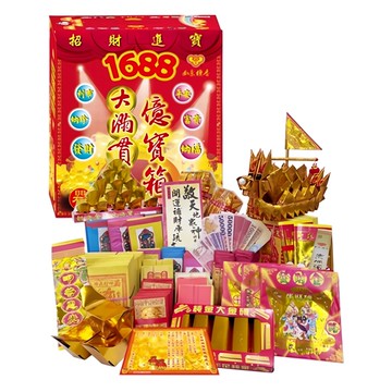 如意檀香 大滿貫億寶箱 台灣製造 環保竹漿紙  不適用  1組