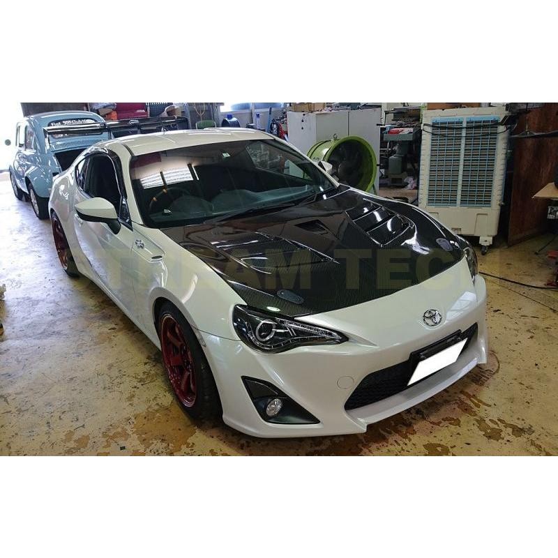 ぎん 86 BRZ カーボンボンネット FRPトランク セット 送料込み デモカーBRZ、プロコンポジットのカーボンボンネット、トランク