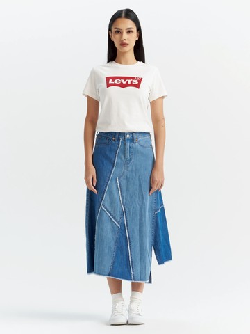 牛仔裙 牛仔長裙 拼接牛仔群 丹寧裙 熱賣單品