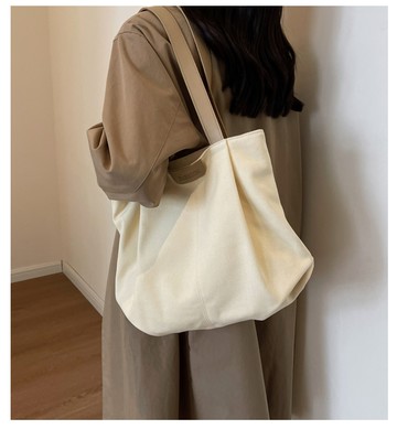 大容量托特包包女帆布手提袋子大學生單肩包女雲朵包迷你【淘夢屋】