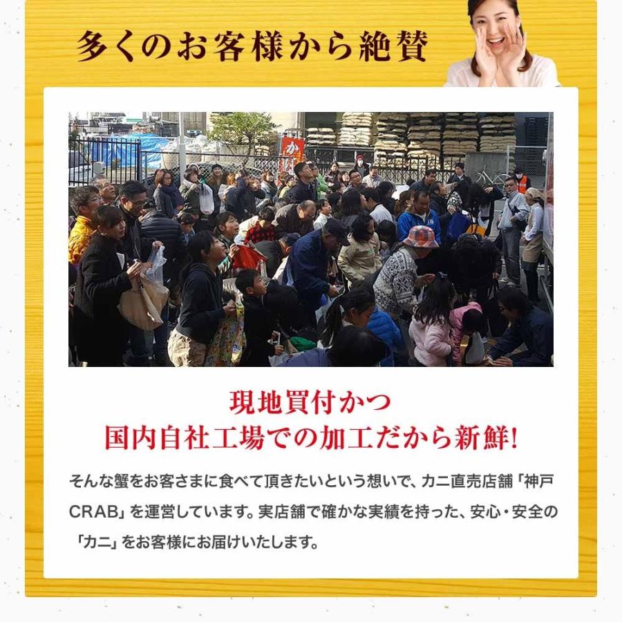 かに カニ 蟹 生 ずわいがに 爪下 ポーション 1kg かにしゃぶ かに鍋 むき身 お歳暮 年末年始