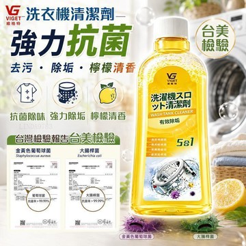 隔日達🫧抗菌洗衣機清潔劑 檸檬香洗衣槽去垢粉 槽洗淨防霉消臭去異味 滾筒直立內桶清洗劑 活氧去污免浸泡