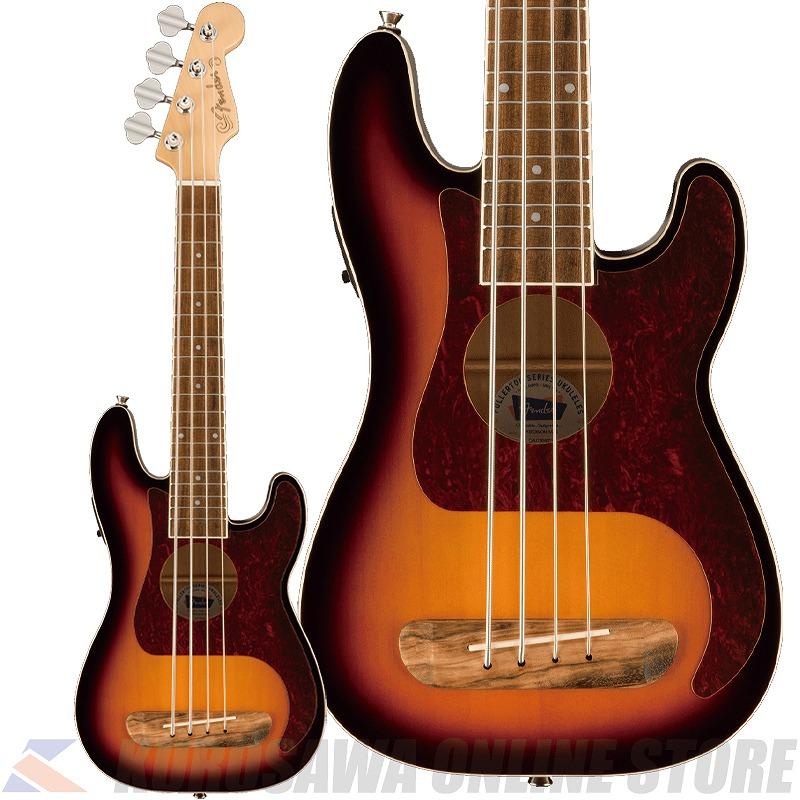 Fender Acoustics Fullerton Precision Bass Uke 3-Color Sunburst コンサートウクレレ