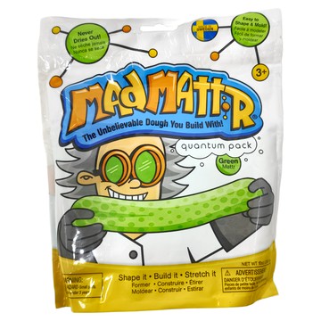 Mad Mattr 瘋狂博士 MM沙 不怕濕不變乾不掉屑 超柔軟黏土  蘋果綠  1包  10oz