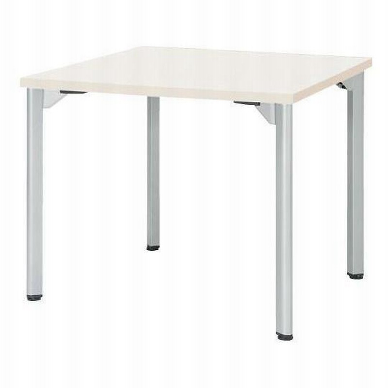 900x 900x720mm ミーティングテーブル ホワイト エスコ EA954HC-632 (64-2289-74)