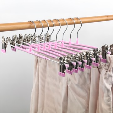 N5.C073 一字型褲架 長 30.5 公分 寬 10 公分  櫻花粉  10個