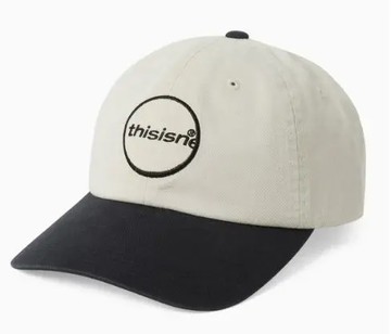 C-LogoPatchCap IVORY/NAVY