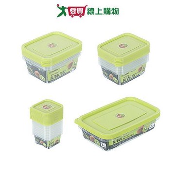 KEYWAY KiWi方形/長形保鮮盒-150x10/600x5/1000x4/1500x2ml 便當盒 可微波【愛買】