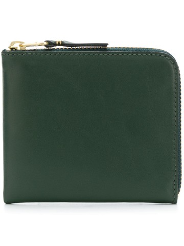 Comme Des Garçons Wallet - all around zip wallet - unisex - Calf Leather - One Size - Green
