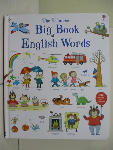 【書寶二手書T6／少年童書_ZR9】Big Book of English Words_Mairi Mackinnon,Kate Hindley