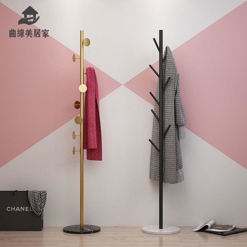 免運 衣帽架 置衣架 落地式衣架 北歐輕奢臥室神器落地掛衣架室內網紅衣服鐵藝架【yyy】