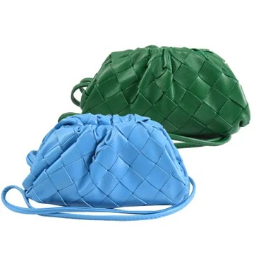 BOTTEGA VENETA 577816大格編織羊皮迷你頸掛手提包.多色可選