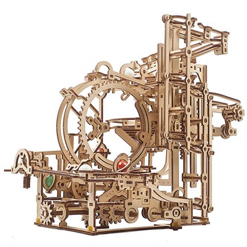 /Ugears/ 烏克蘭木製模型 瘋狂彈珠台2號-階梯升降系統