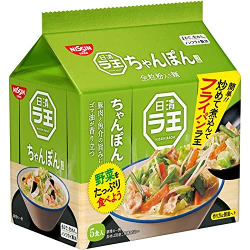 日清食品 日清ラ王 ちゃんぽん 5食パック (91g×5食)