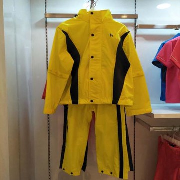 香港POODLE高爾夫球服兒童雨衣套裝 男女童青少年雨衣雨褲 可調節