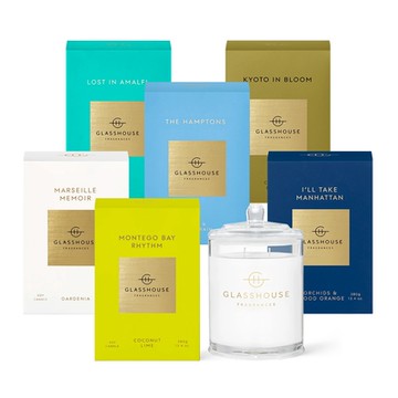 GLASSHOUSE 三倍馥香大豆香氛蠟燭 380g 多款可選