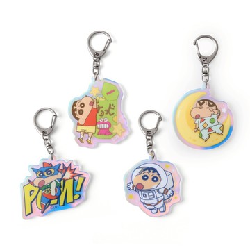 蠟筆小新極光鑰匙圈-Norns Original Design 幻彩壓克力鑰匙圈