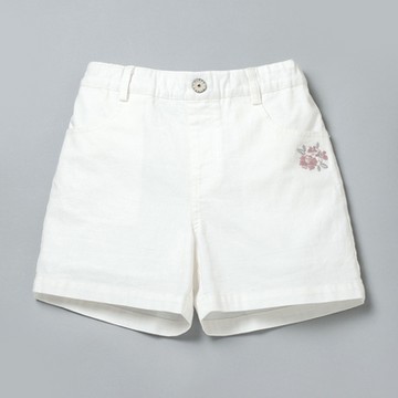 PIPPY俏麗4分短褲 白