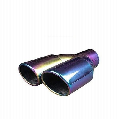 GET-PRO ゲットプロ GTPAX8381B マフラーカッター二本出し 虹色 汎用品