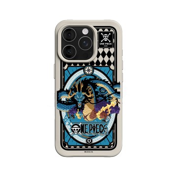 iPhone 16 Pro SolidX 貝殼灰 - 航海王 One Piece - 龍形態 - 百獸海道