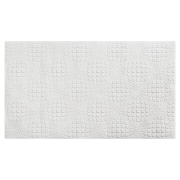 葉子小舖 橡膠浴室防滑墊  1個  70 x 40cm  幻境白