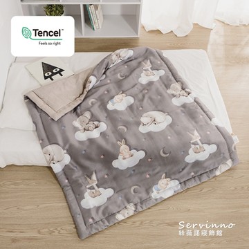 絲薇諾 MIT天絲兒童涼被-雲朵星球 (100x120cm)