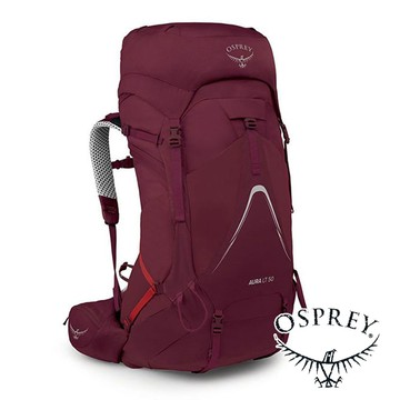 【美國 OSPREY】Aura AG LT 50輕量登山背包47L XS/S 『解藥紫』10004695 後背包.健行.防雨罩.出國旅行.旅遊.旅行.登山.露營.戶外